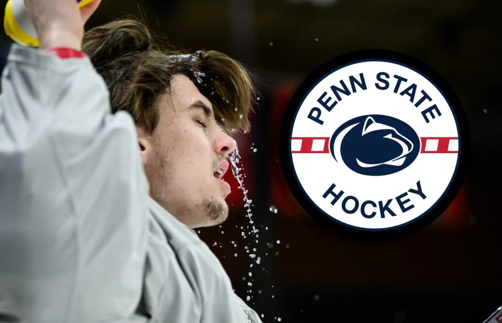 Kevin Reidler är klar för Penn State Hockey.